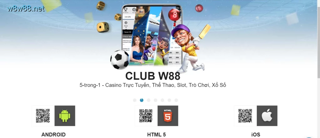 Nhà cái W88 đã cho ra mắt App mobile cho Android và iOS